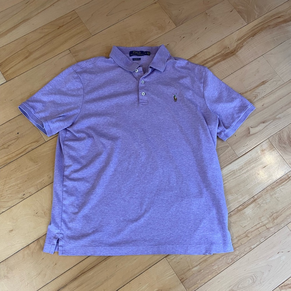 Purple Ralph Lauren polo size large